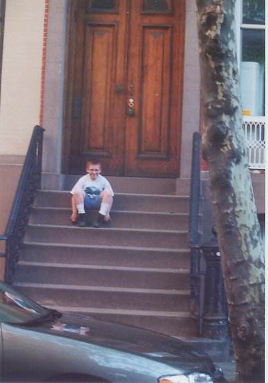 Austin on Steps