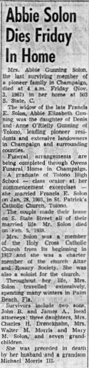 Abbie E. Solon Obituary 2