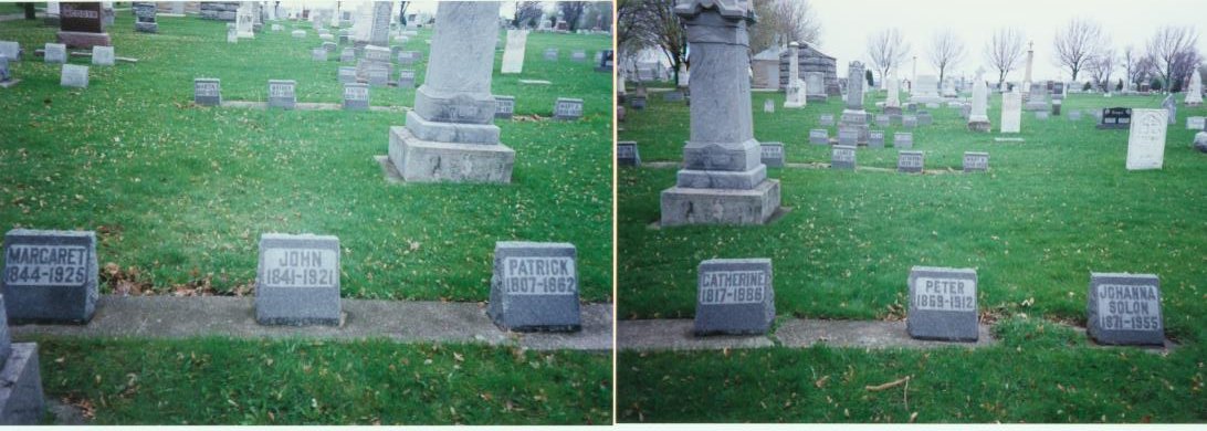 Margaret, John, Patricia, Catherine, Peter and Johanna Solon