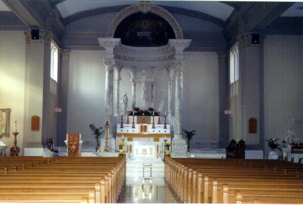 view of church altar