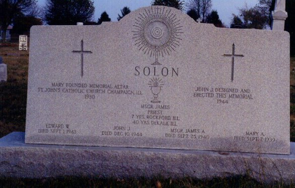 Side 1 of SOLON Monument