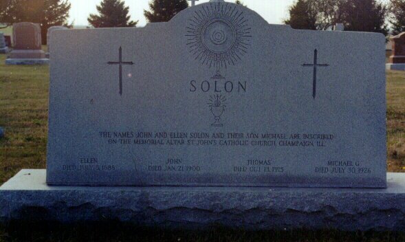 Side 2 of SOLON Monument